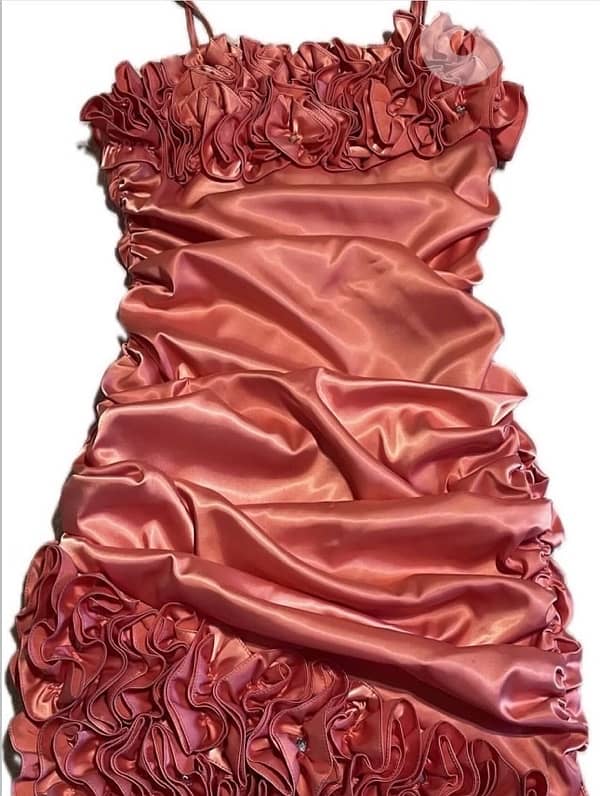 party peach dress 1