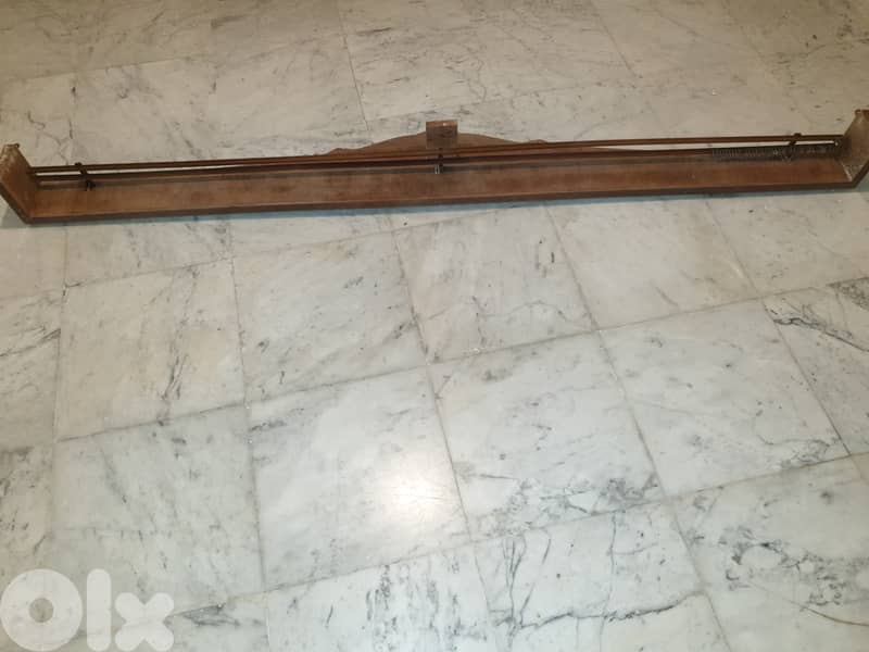 Antique curtain rails x 3 1