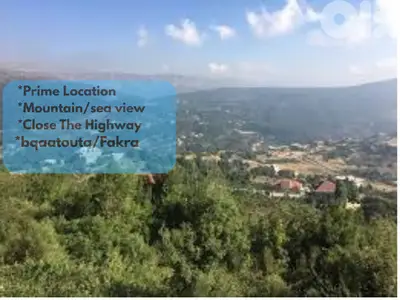 4500 m2 land+sea view for rent in Baatouta/Fakra - أرض للإيجار في فقرا