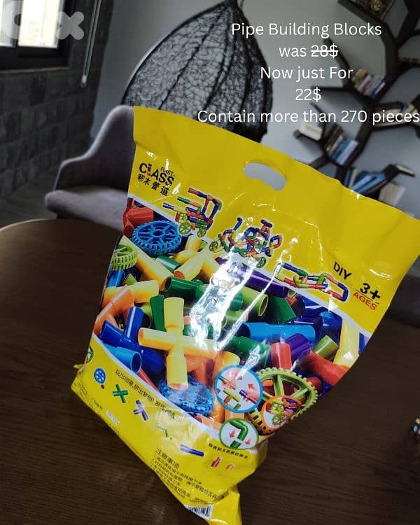 toy building with pipes 0