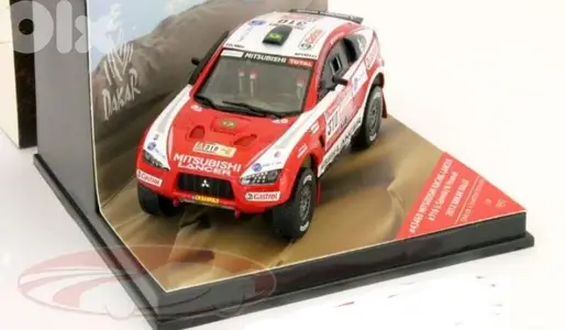 Mitsubishi Racing Lancer 2012 Dakar Rally diecast car model 1;43.