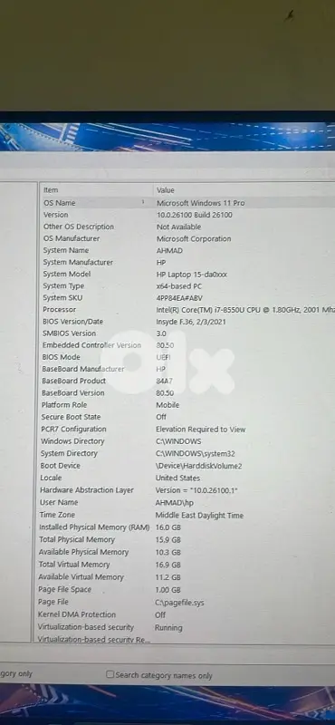 hp laptop