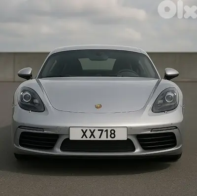 5 digits plate number(نمرة سيارة)for 718 porsche cayman boxster spyder