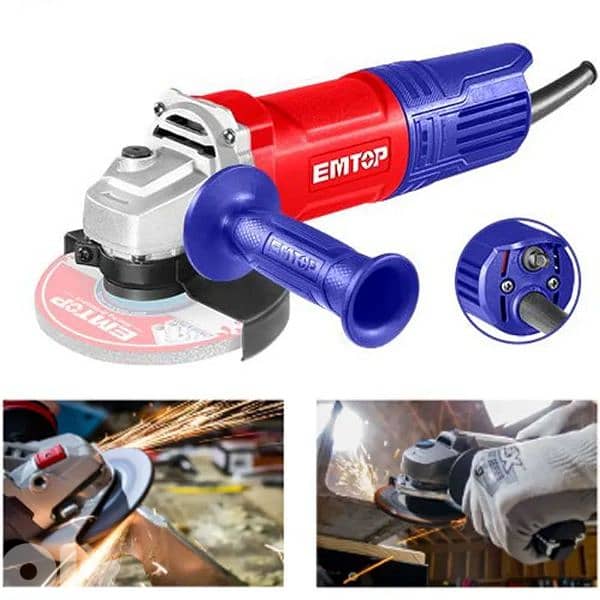 hand grinder EMTOP 750watt صاروخ قص 0
