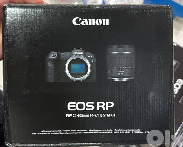 Canon Camera Eos Rp RF-24-105mm F4-7.1 IS STM KIT LAST 900$ 0