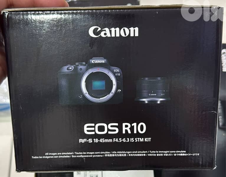 CANON EOS R10 RF-S 18-45mm F4.5-6.3 STM KIT 0