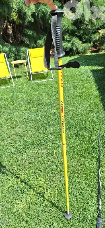 pair of 2 ski poles  Fizan and vector kerma 5