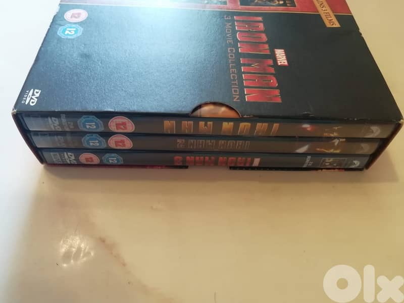 Iron man DVDs trilogy box set 2
