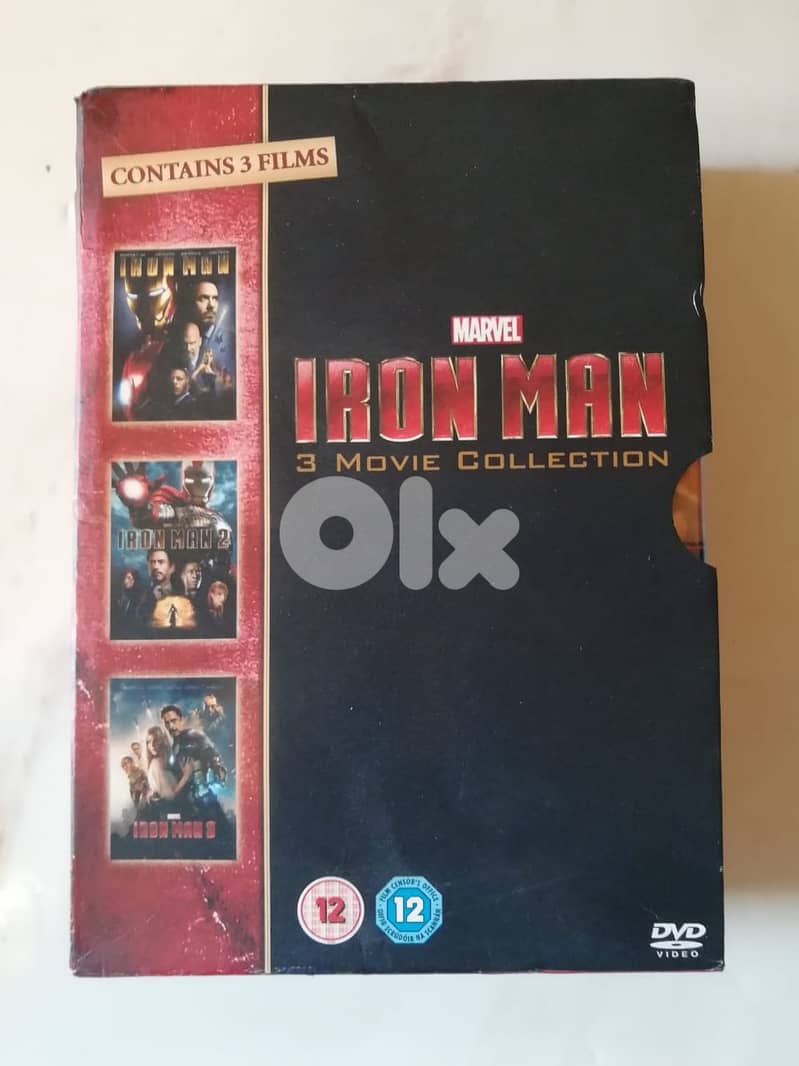 Iron man DVDs trilogy box set 0