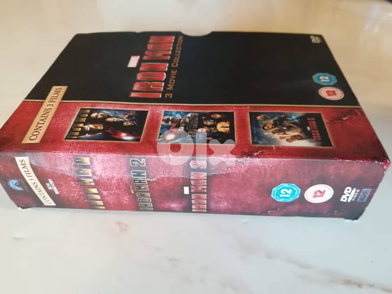 Iron man DVDs trilogy box set 3