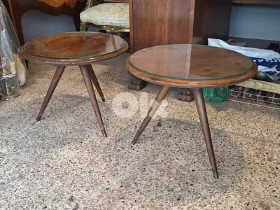 pair of 1950 tables