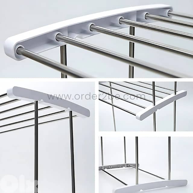 Compact 2-Tier Laundry Drying Rack – Space-Saving Airer for Towels 5