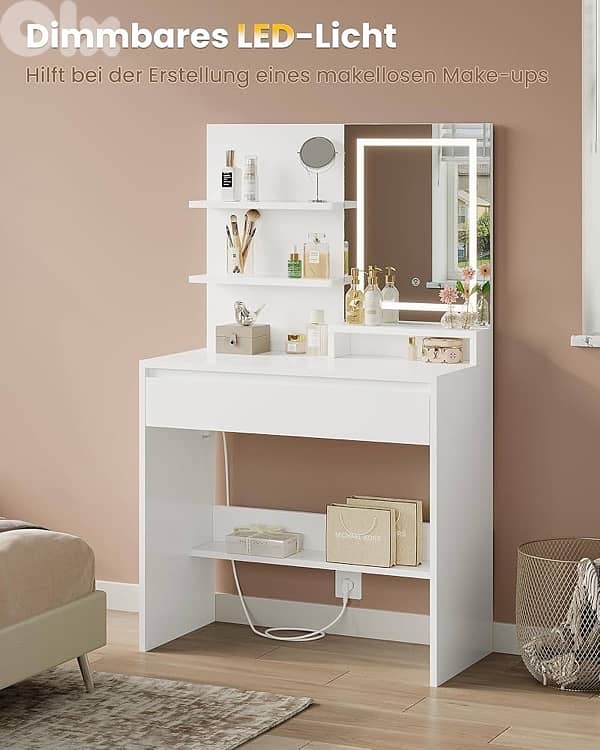 vanity unite with 3 colours led light 2