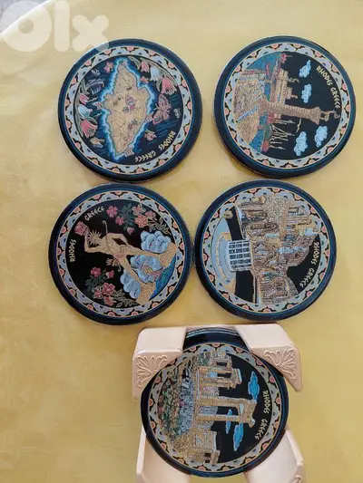 sous verres en porcelaine