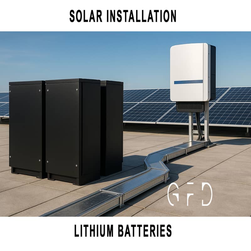 Industrial Lithium Battery Installation for Uninterrupted Solar Energy 0