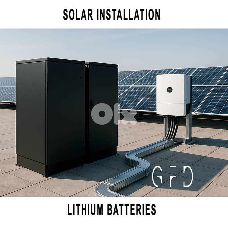 Clean Solar Installations Backed by Reliable Lithium Battery Systems 0