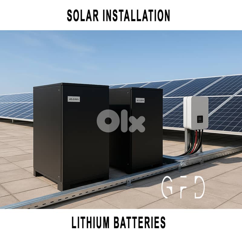 Professional Solar Panel and Lithium Battery Installation Services 0