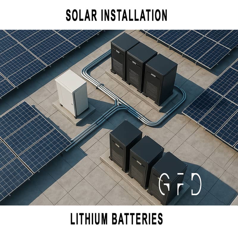 Scalable Lithium Battery Installations with Advanced Solar Integration 0