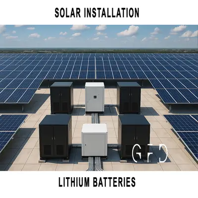 Advanced Solar Systems with Lithium Battery Installation Support