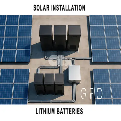 Solar Power Installation for Businesses with Lithium Battery Efficienc