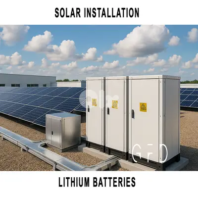 Energy-Efficient Solar Installation with Lithium Battery Optimization