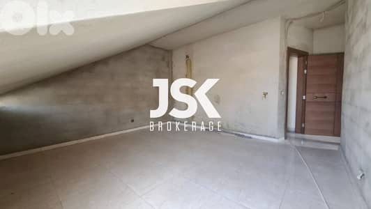 L18606-Brand New Roof with 20 SQM Terrace For Sale in Jounieh