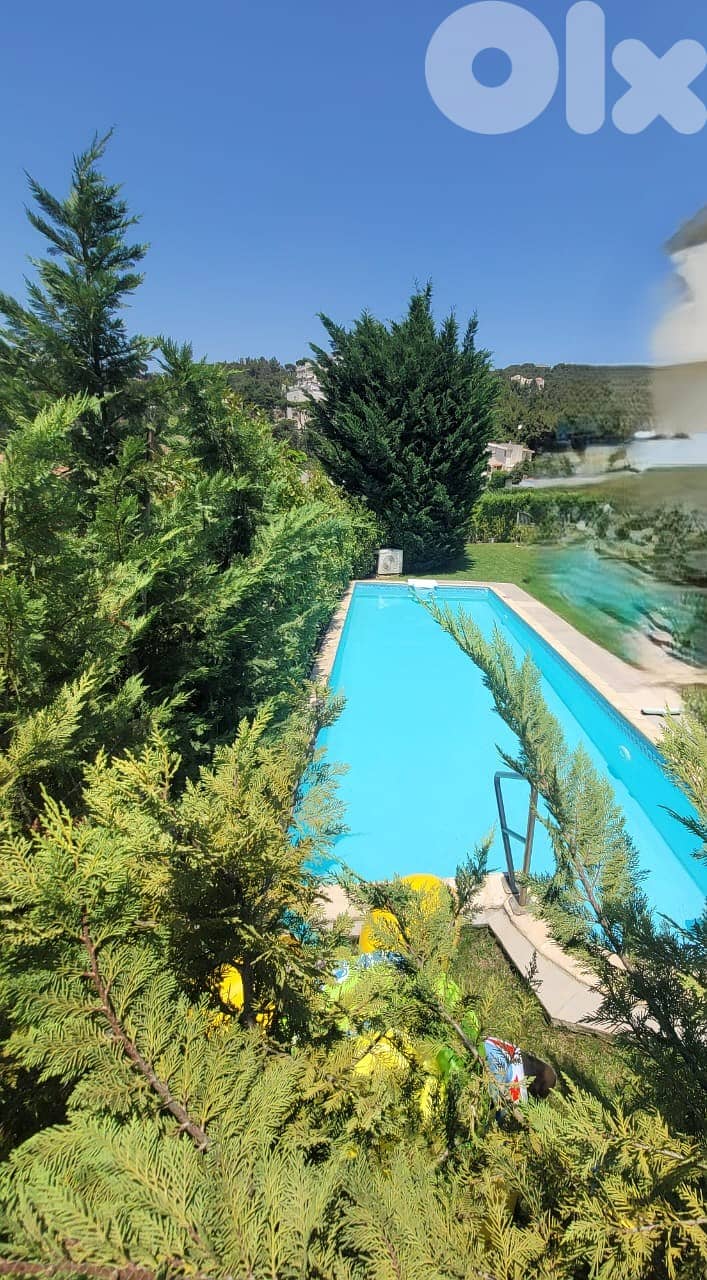 HIGH-END VILLA IN BAABDATH PRIME (420SQ) GARDEN + POOL , (BB-172) 0