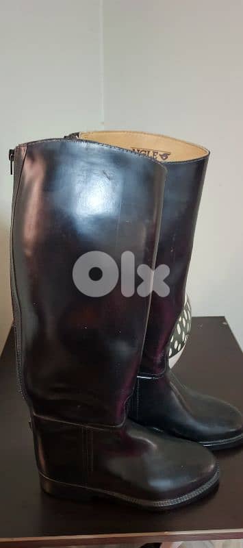 aigle shoes equitation leather genuine 1