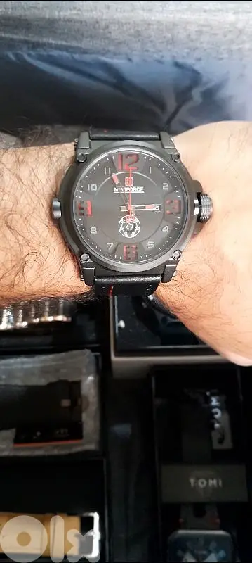 leather watch