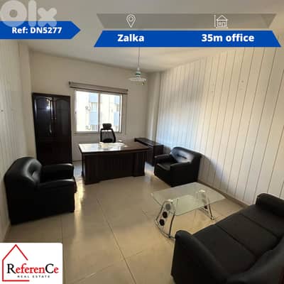 Furnished office in Zalka for rent مكتب مفروش للإيجار في الزلقا