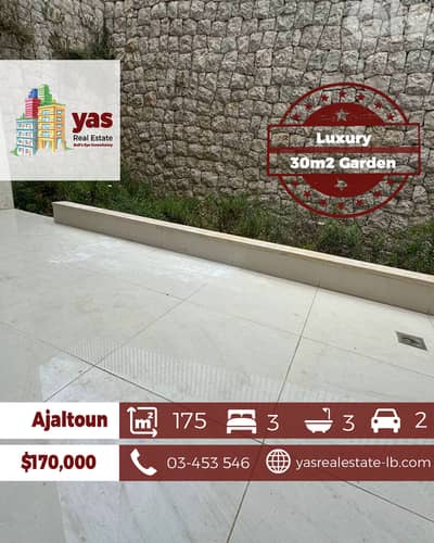 Ajaltoun 175m2 | 30m2 Garden | Prime Location | View | Luxurious | AC