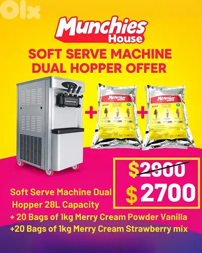Commercial Three-Flavor Merry Cream Machine