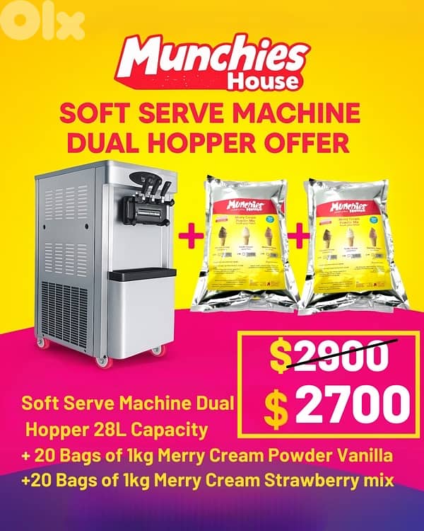 Commercial Three-Flavor Merry Cream Machine 0