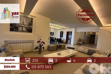 Sheileh 210m2 | 120m2 Rooftop | Furnished | Upgraded | View | BA