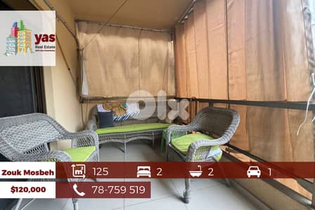 Zouk Mosbeh 125m2 | Well Maintained | Flat | Calm Street | EL/CHN