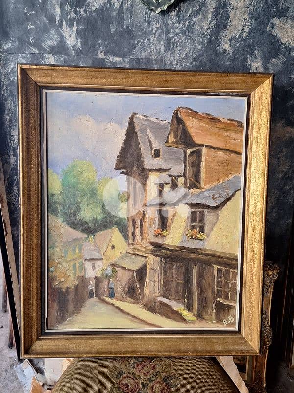 european handpainted tableau 1