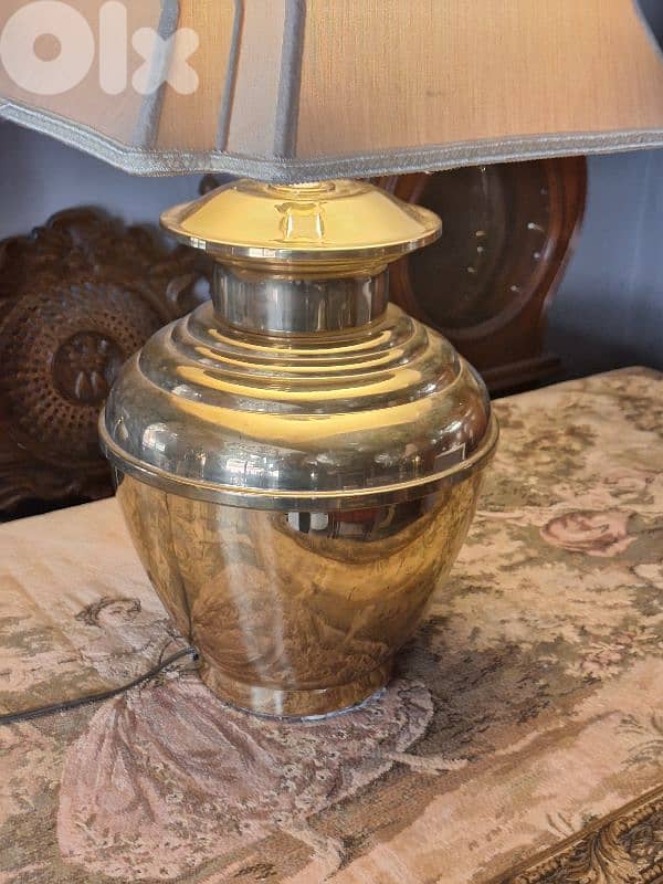 large brass lamp 1