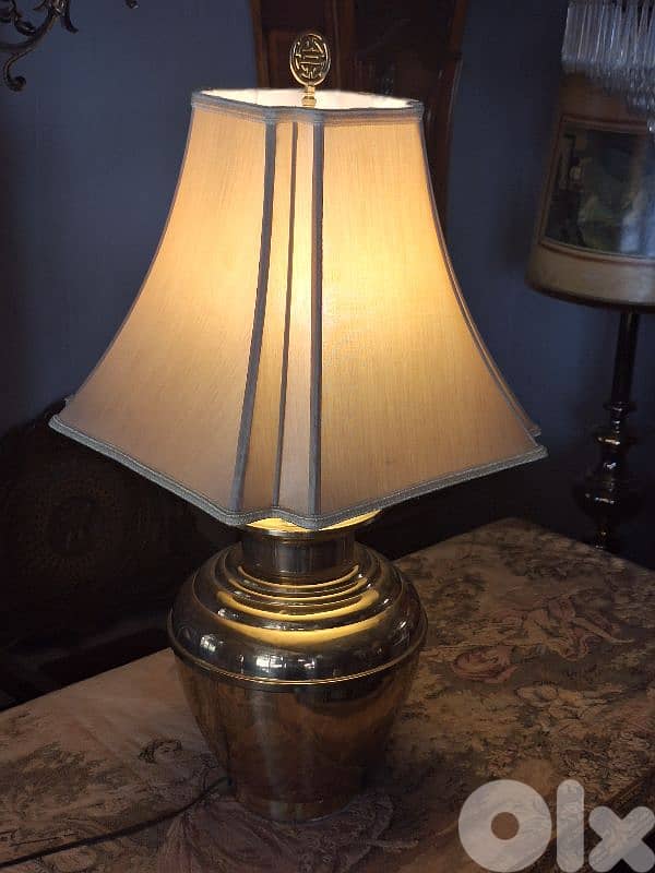 large brass lamp 2