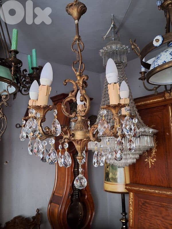 small bronze french chandelier 5
