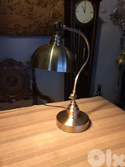 brass desk lamp