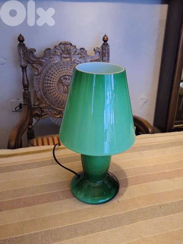 pair of italian opaline lamps 2