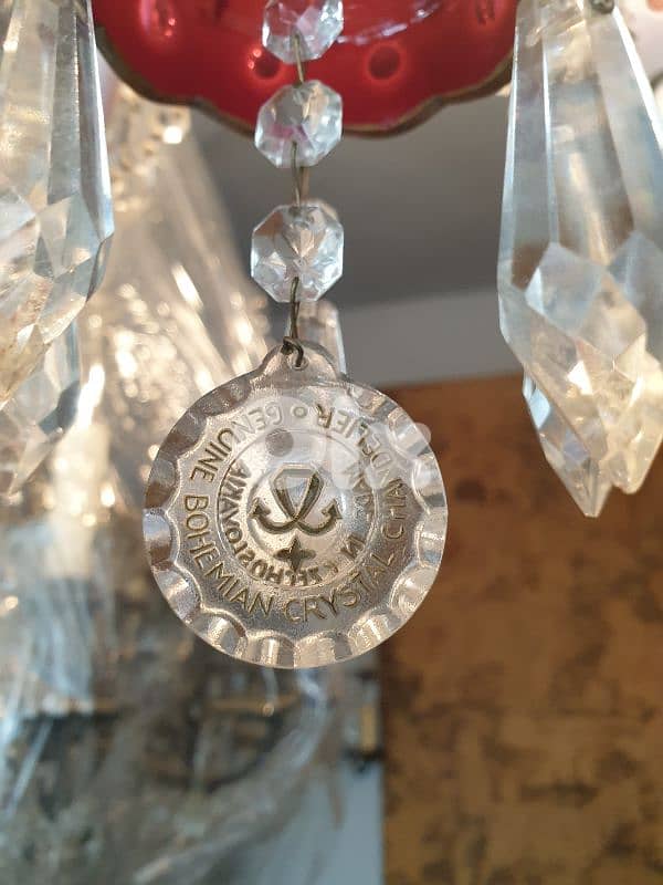 original czech opaline crystal chandelier 4