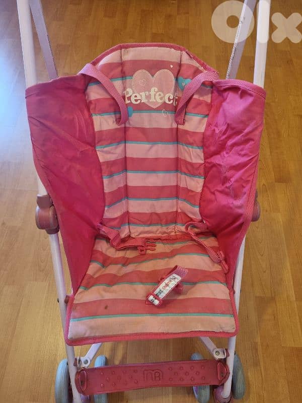 Pink Mothercare Strolller 1