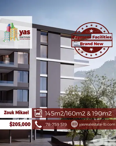 Zouk Mikael 145m2/160m2/190m2 | Brand New | Mountain View | EH