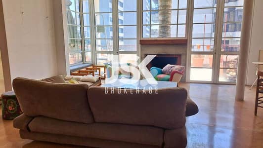 L18642-Spacious & Unique Apartment with Terrace For Sale in Mar Elias,