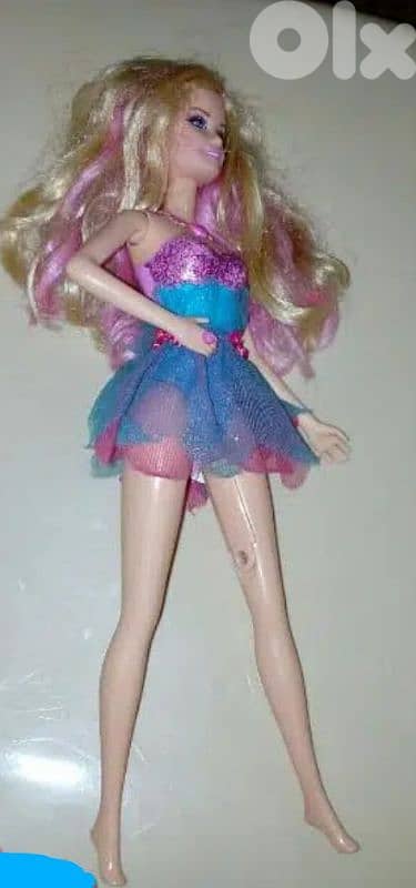Barbie & The POPSTAR SINGING as new doll by turn her head up 2 in 1 6