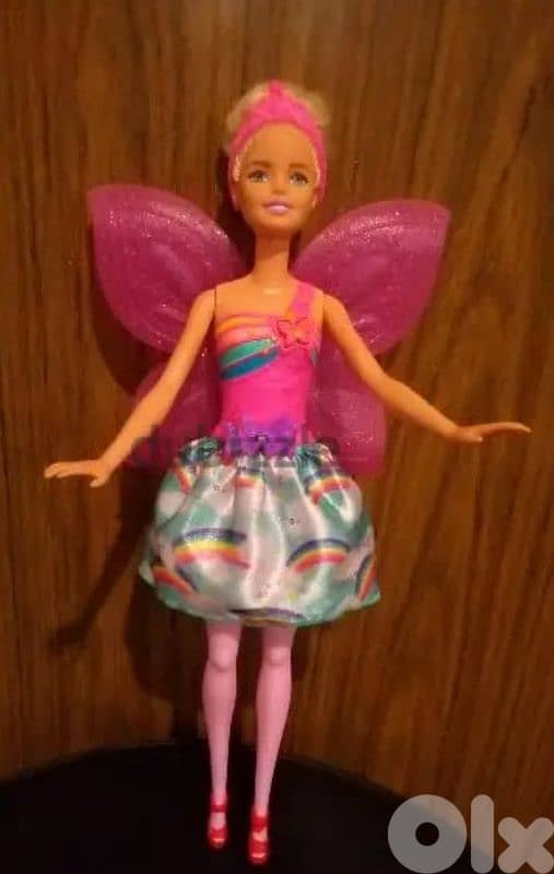 Barbie DREAMTOPIA FLYING WINGS FAIRY Mattel Good doll, no fly wings=22 1