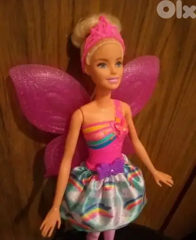 Barbie DREAMTOPIA FLYING WINGS FAIRY Mattel Good doll, no fly wings=22