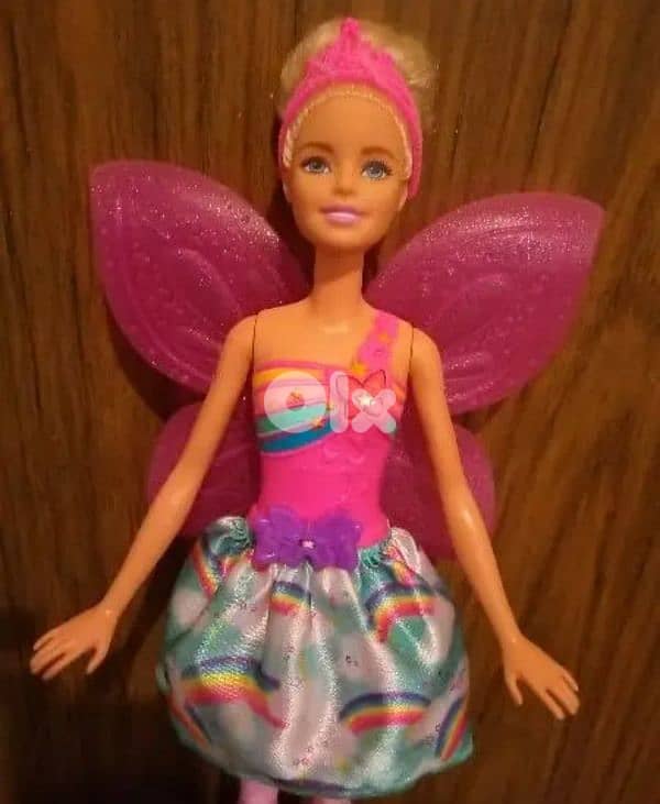 Barbie DREAMTOPIA FLYING WINGS FAIRY Mattel Good doll, no fly wings=22 4