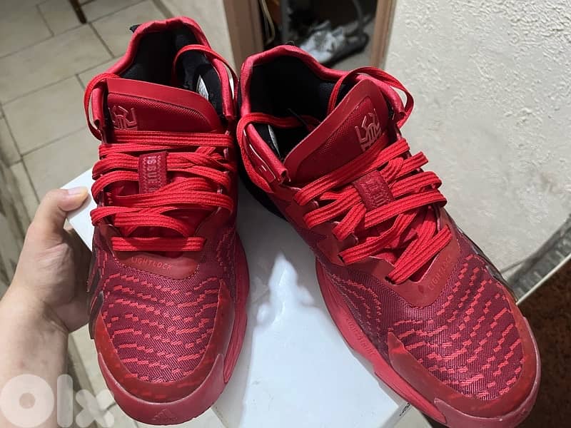 Mitchell Red adidas  original Basketball Shoes  size 42 0